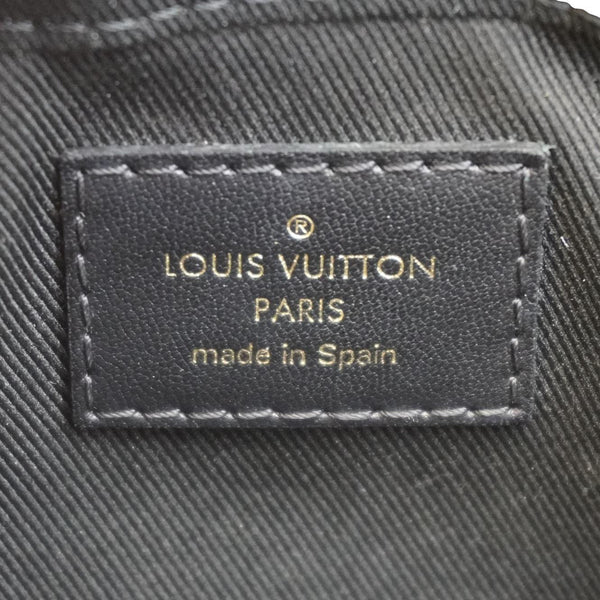 LOUIS VUITTON Saintonge Monogram Canvas Shoulder Bag Black