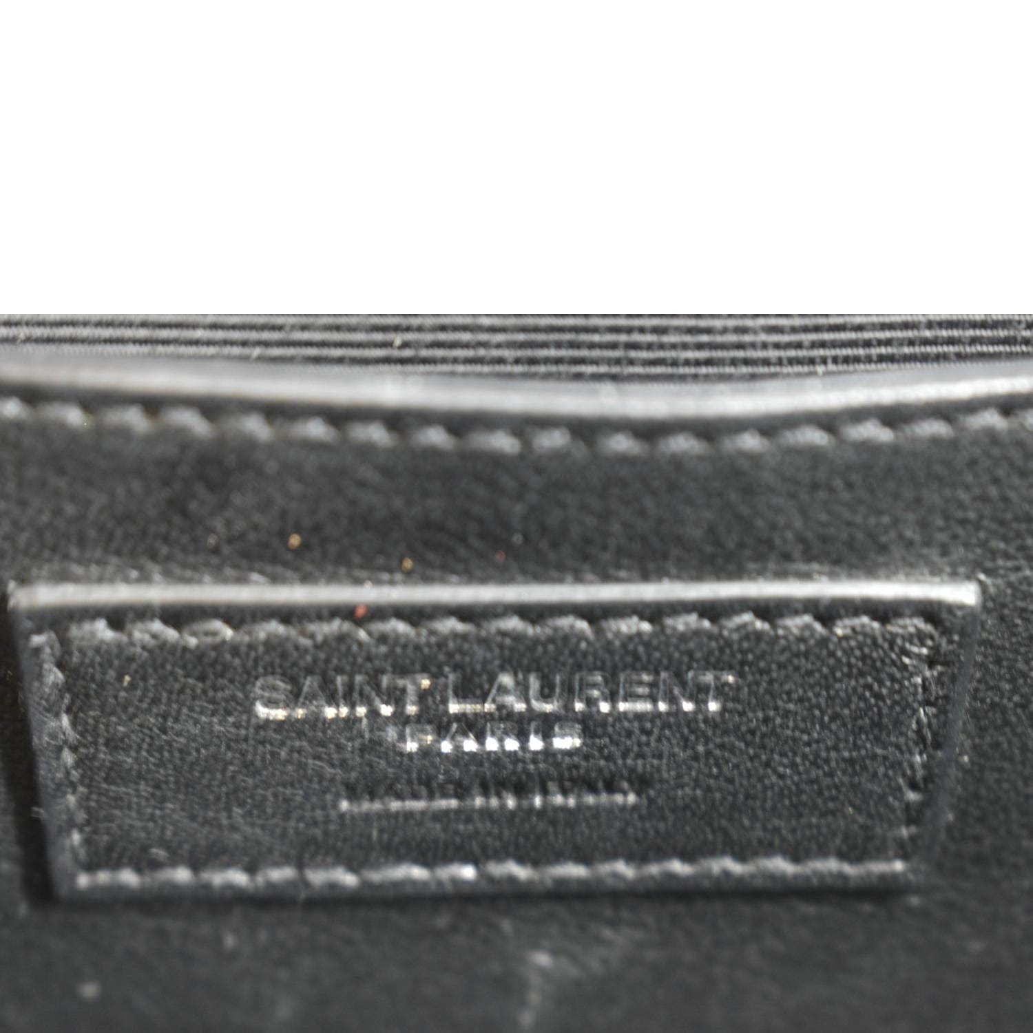 YVES SAINT LAURENT Envelope Medium Matelasse Leather Crossbody Bag Bla