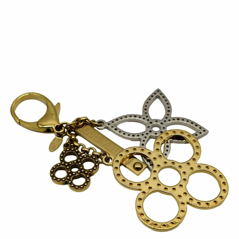 Louis Vuitton Tapage Three Tone Metal Key Ring/ Bag Charm Louis Vuitton