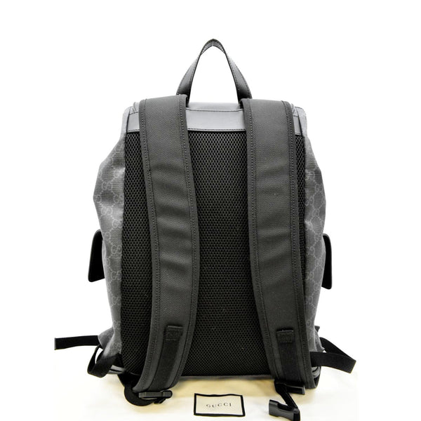 GUCCI GG Supreme Canvas Backpack Black 495563