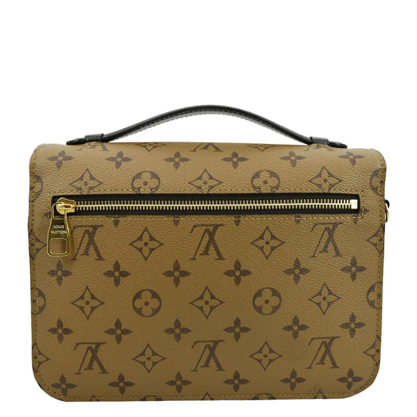 LOUIS VUITTON Metis Pochette Reverse Monogram Canvas Crossbody Bag Brown