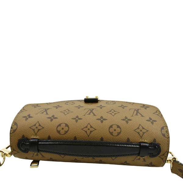 LOUIS VUITTON Metis Pochette Reverse Monogram Canvas Crossbody Bag Brown