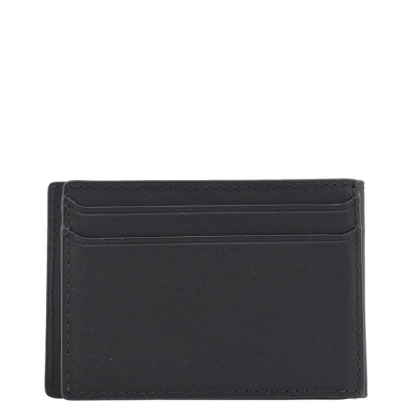 BURBERRY Leather Card Holder Black