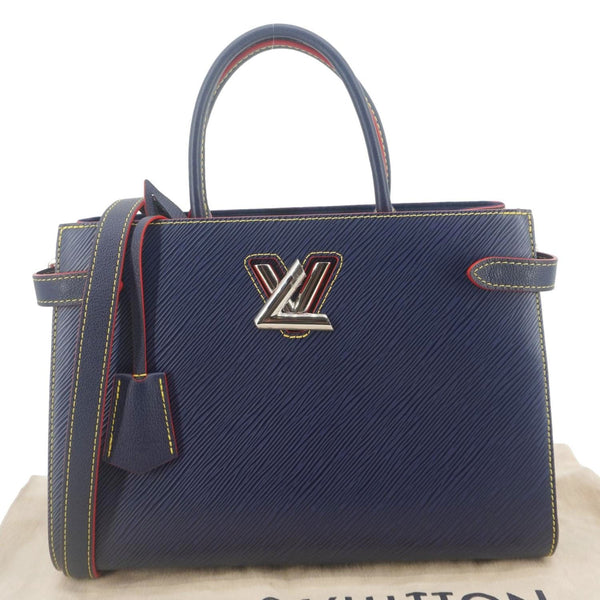 LOUIS VUITTON Twist Epi Leather 2Way Tote Bag Indigo