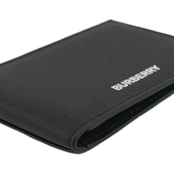 BURBERRY Leather Card Holder Black