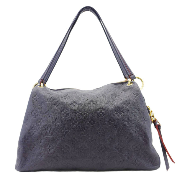 LOUIS VUITTON Ponthieu PM  Empreinte Leather Shoulder Bag Blue