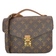 LOUIS VUITTON Metis Pochette Monogram Canvas Crossbody Bag Brown