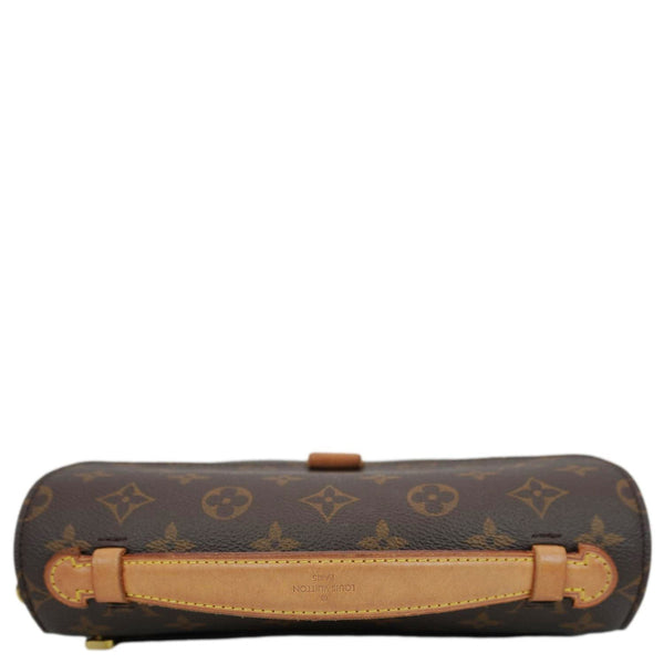 LOUIS VUITTON Metis Pochette Monogram Canvas Crossbody Bag Brown