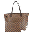 LOUIS VUITTON  Neverfull MM Damier Ebene Shoulder Bag Brown