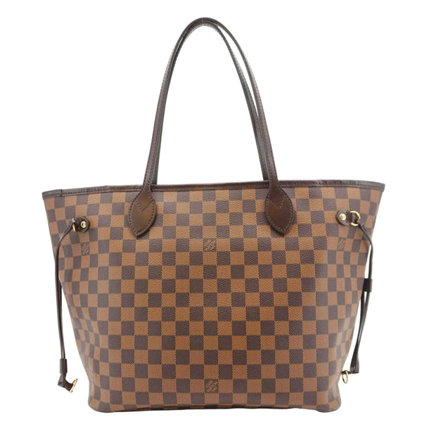 LOUIS VUITTON  Neverfull MM Damier Ebene Shoulder Bag Brown