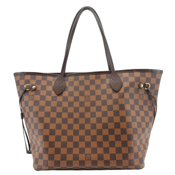 LOUIS VUITTON  Neverfull MM Damier Ebene Shoulder Bag Brown