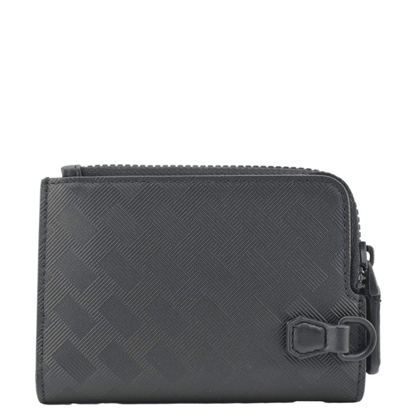 MONTBLAC Zip Around Leather Men's Wallet Black