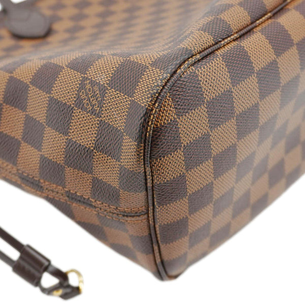 LOUIS VUITTON  Neverfull MM Damier Ebene Shoulder Bag Brown