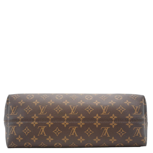 LOUIS VUITTON Graceful MM Monogram Canvas Shoulder Bag Brown