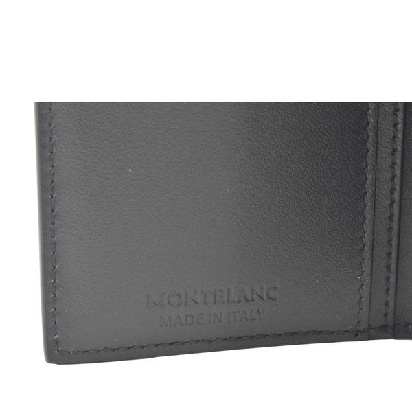 MONTBLAC Zip Around Leather Men's Wallet Black