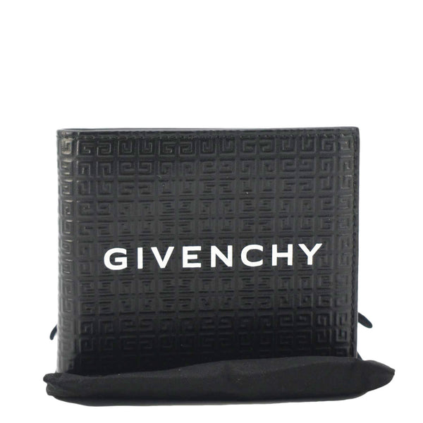 GIVENCHY Calfskin 4G Leather Bifold Wallet Black