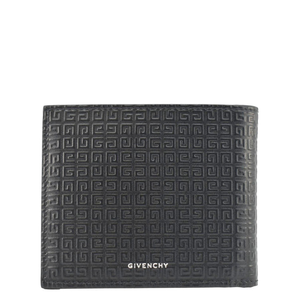 GIVENCHY Calfskin 4G Leather Bifold Wallet Black