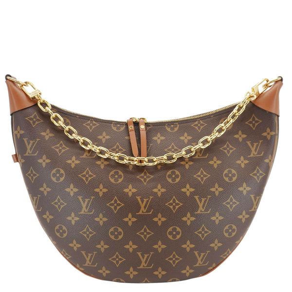 LOUIS VUITTON Loop Reverse Monogram Canvas Shoulder Bag Brown