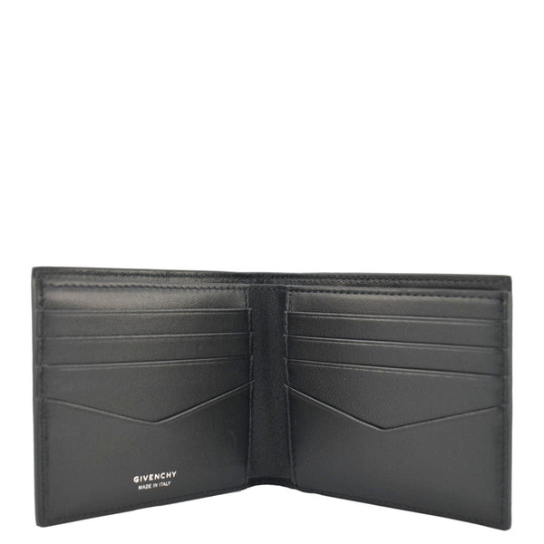 GIVENCHY Calfskin 4G Leather Bifold Wallet Black