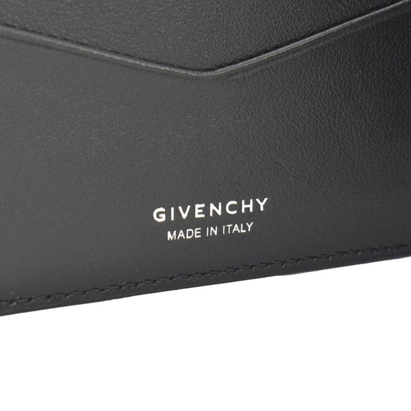 GIVENCHY Calfskin 4G Leather Bifold Wallet Black