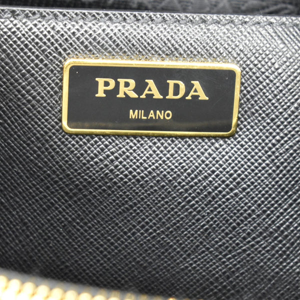 PRADA Lux Medium Promenade Saffiano Leather Shoulder Bag Black - New Y