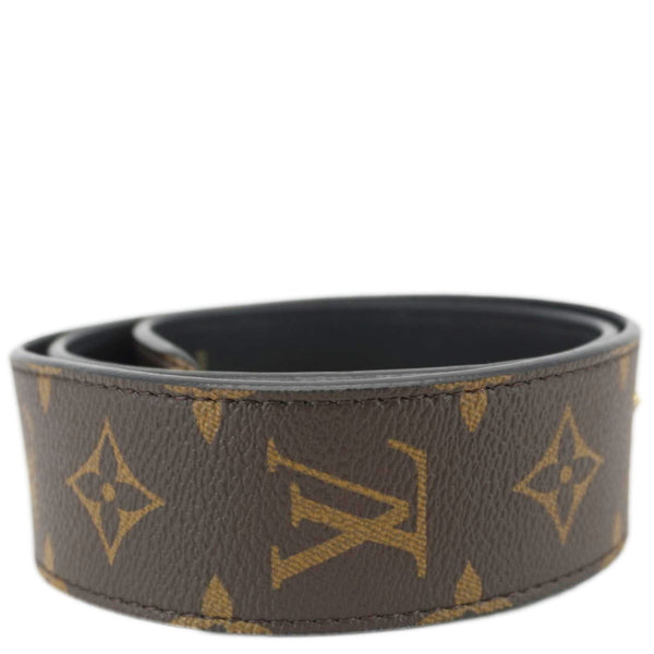 LOUIS VUITTON Bandouliere Wide Monogram Canvas Shoulder Strap Brown