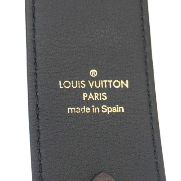 LOUIS VUITTON Bandouliere Wide Monogram Canvas Shoulder Strap Brown