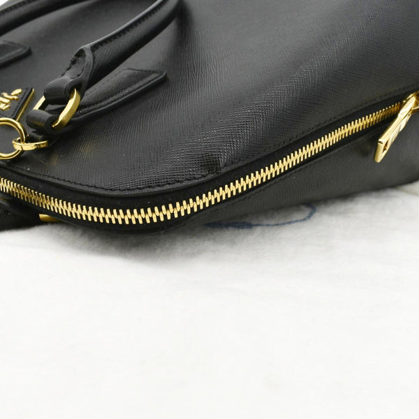 PRADA Lux Medium Promenade Saffiano Leather Shoulder Bag Black