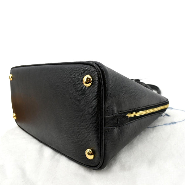 PRADA Lux Medium Promenade Saffiano Leather Shoulder Bag Black