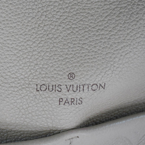 LOUIS VUITTON Maida Monogram Empreinte Leather Hobo Shoulder Bag Dune