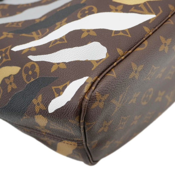 LOUIS VUITTON X LOL Neverfull MM Monogram Canvas Tote Bag Brown