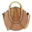 CHLOE Mini Pixie Calfskin Suede Leather Crossbody Bag Brown