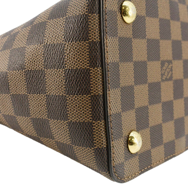 LOUIS VUITTON Jersey Damier Ebene Tote Shoulder Bag Brown