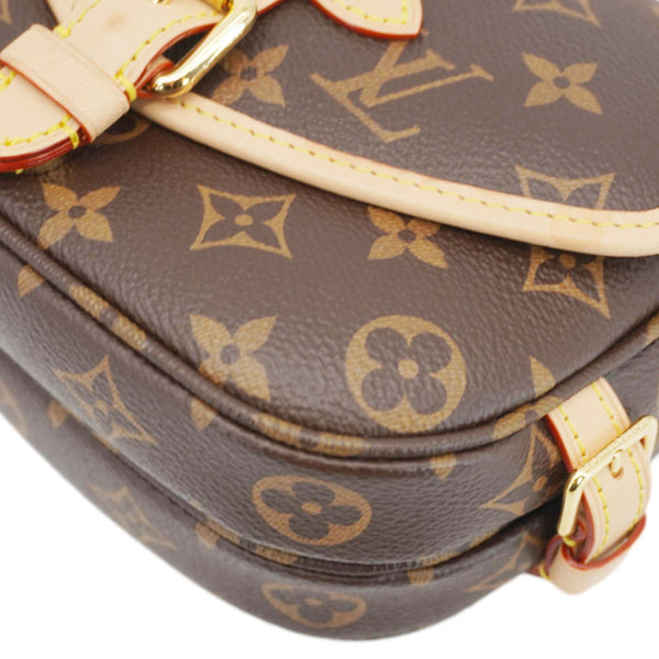 LOUIS VUITTON Saumur BB Monogram Canvas Crossbody Bag Brown