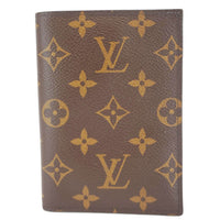 LOUIS VUITTON Monogram Canvas Card Holder Brown