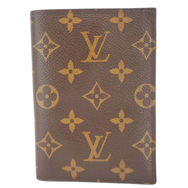 LOUIS VUITTON Monogram Canvas Card Holder Brown