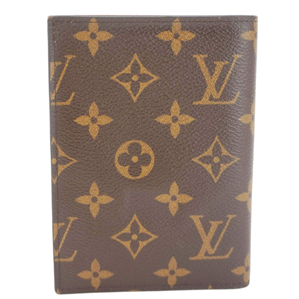 LOUIS VUITTON Monogram Canvas Card Holder Brown