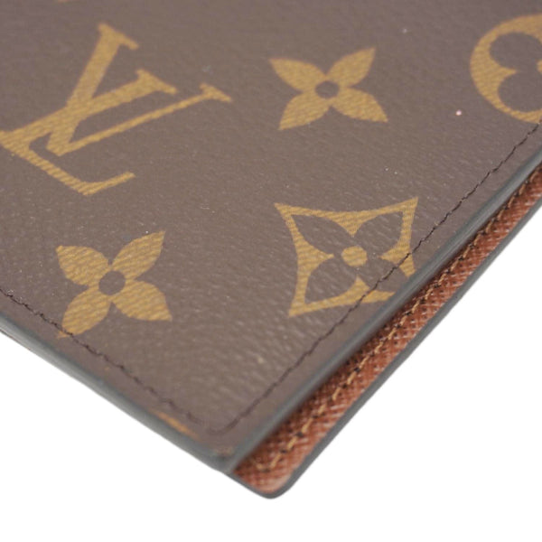 LOUIS VUITTON Monogram Canvas Card Holder Brown