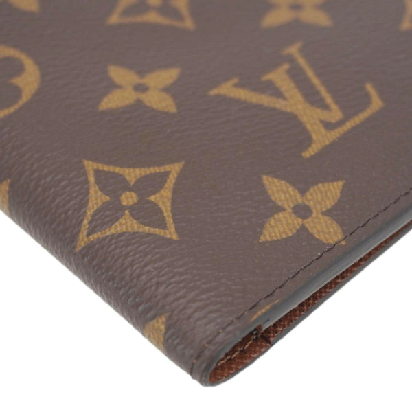 LOUIS VUITTON Monogram Canvas Card Holder Brown