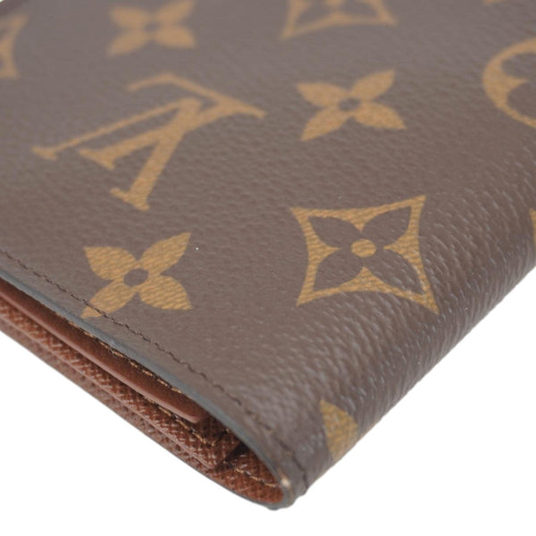 LOUIS VUITTON Monogram Canvas Card Holder Brown