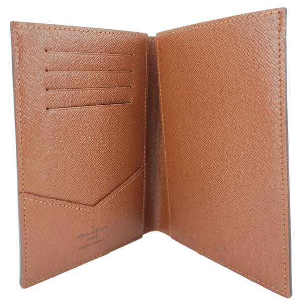 LOUIS VUITTON Monogram Canvas Card Holder Brown