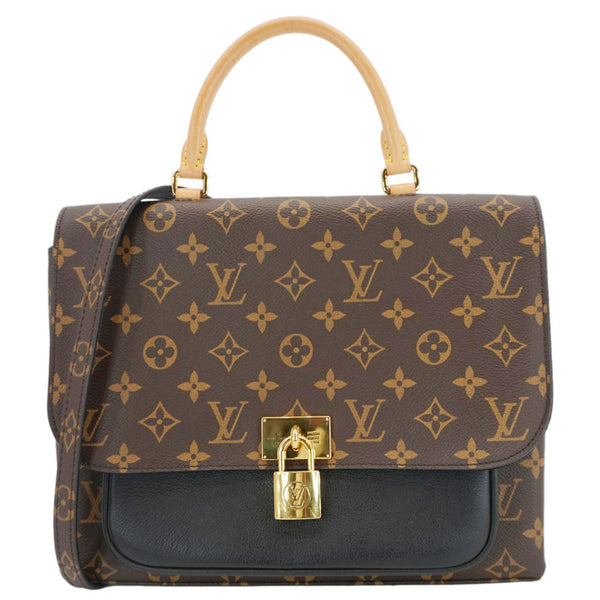 LOUIS VUITTON Marignan Monogram Canvas Shoulder Bag Brown