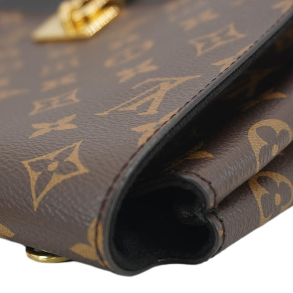 LOUIS VUITTON Marignan Monogram Canvas Shoulder Bag Brown