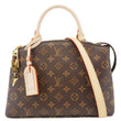 LOUIS VUITTON Petit Palais Monogram Canvas Shoulder Bag Brown