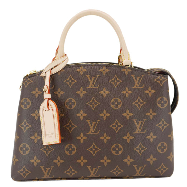 LOUIS VUITTON Petit Palais Monogram Canvas Shoulder Bag Brown