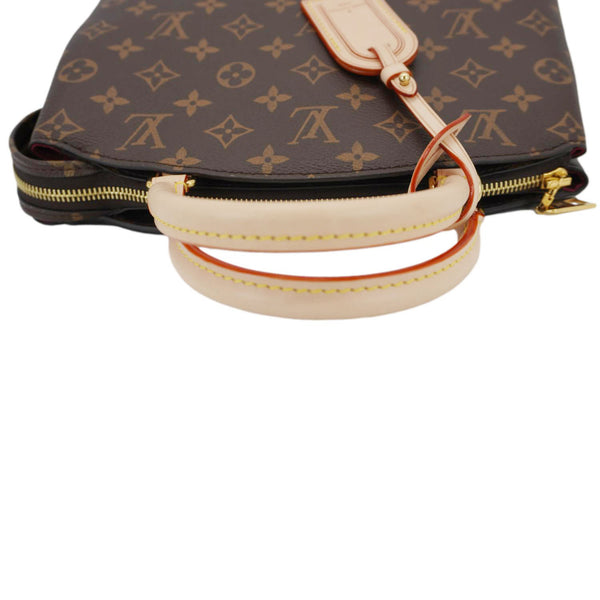 LOUIS VUITTON Petit Palais Monogram Canvas Shoulder Bag Brown