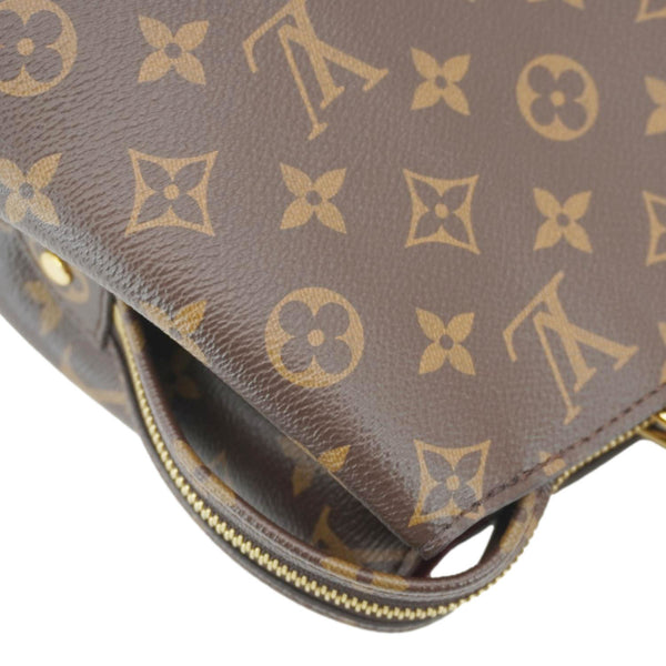 LOUIS VUITTON Petit Palais Monogram Canvas Shoulder Bag Brown