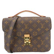 LOUIS VUITTON Metis Pochette Monogram Canvas Crossbody Bag Brown