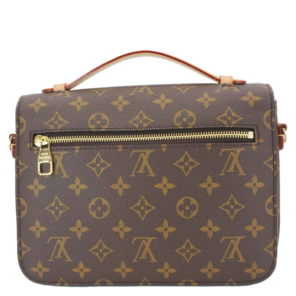 LOUIS VUITTON Metis Pochette Monogram Canvas Crossbody Bag Brown