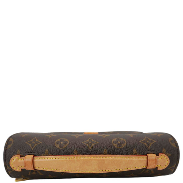 LOUIS VUITTON Metis Pochette Monogram Canvas Crossbody Bag Brown